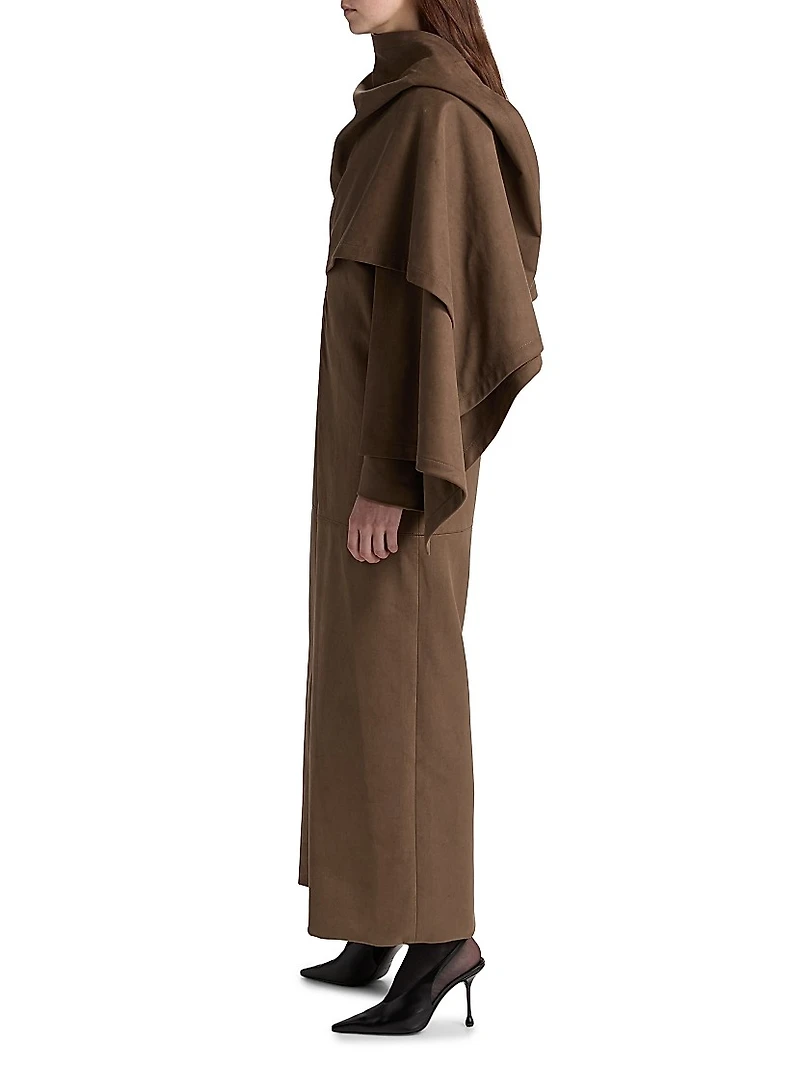 Wren Faux-Suede Long Jacket