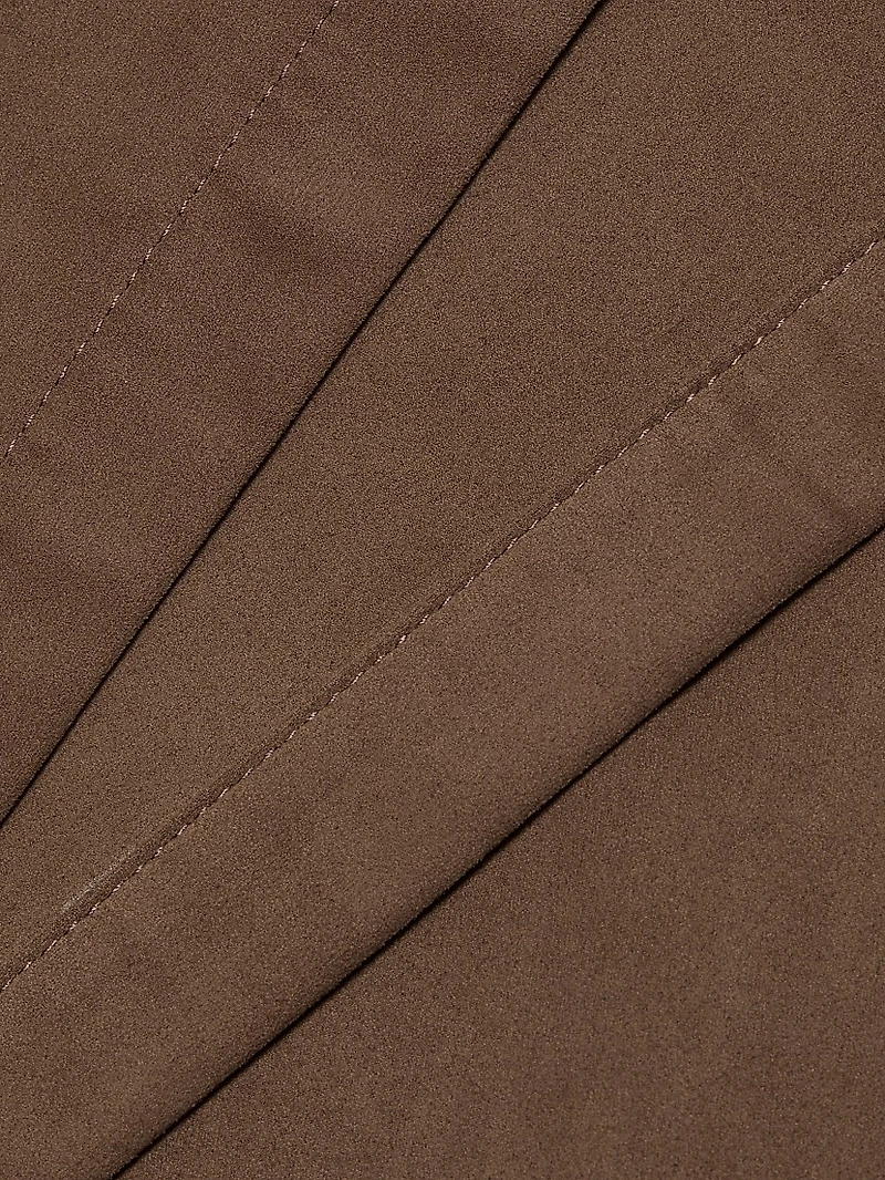 Wren Faux-Suede Long Jacket
