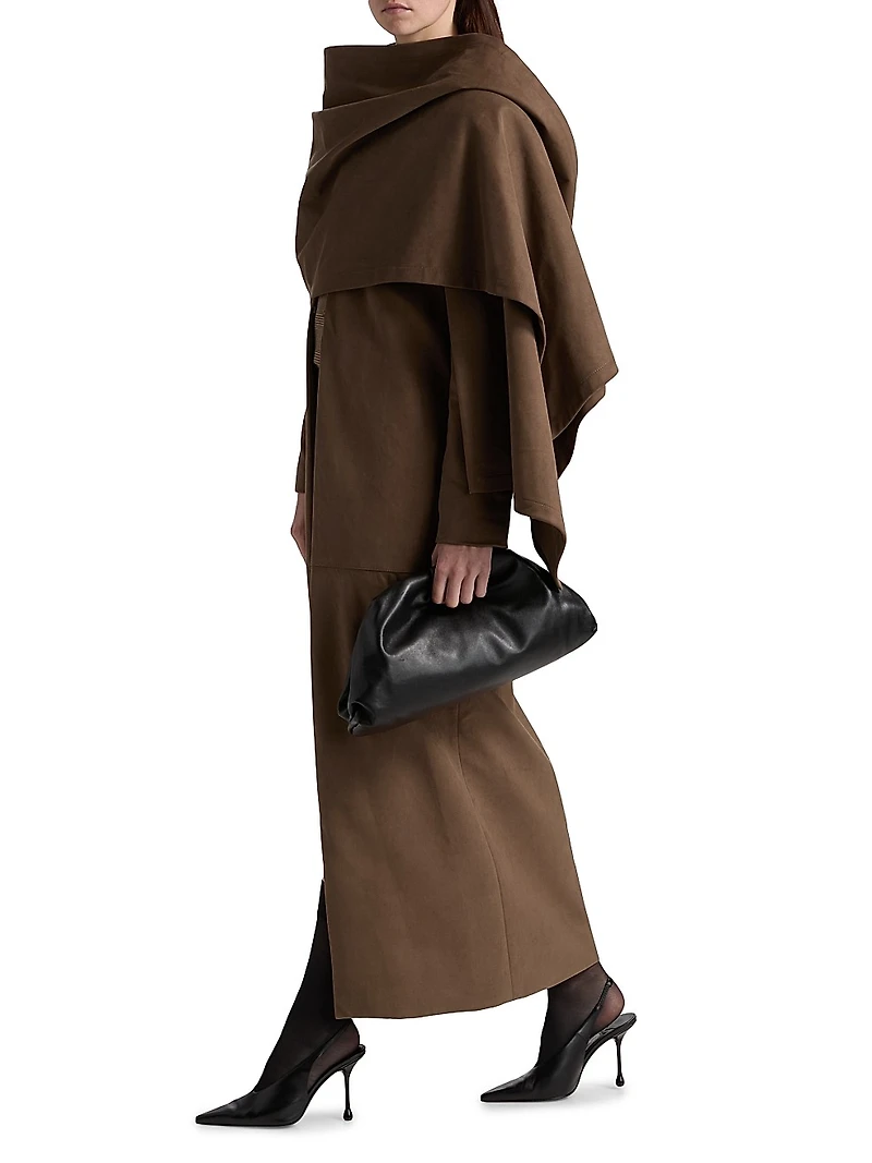 Wren Faux-Suede Long Jacket