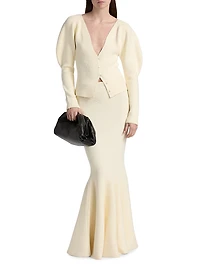 Wesley Knit Trumpet Maxi Skirt