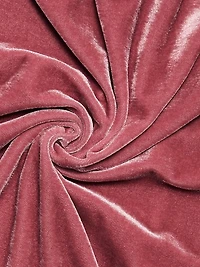 Valeria Stretch-Velvet Halterneck Gown