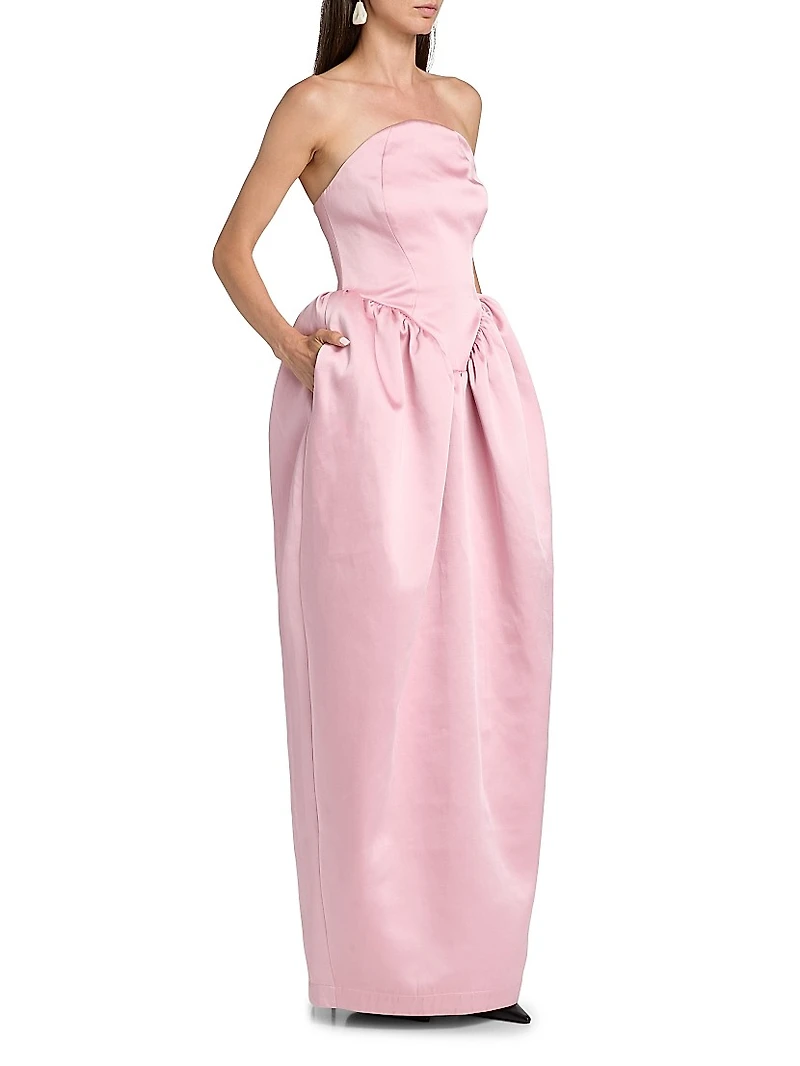 Presley Strapless Corset Gown