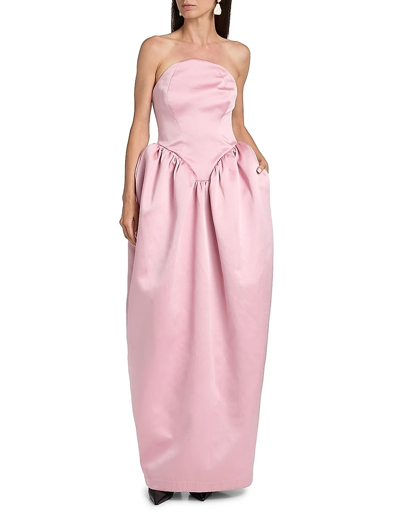 Presley Strapless Corset Gown