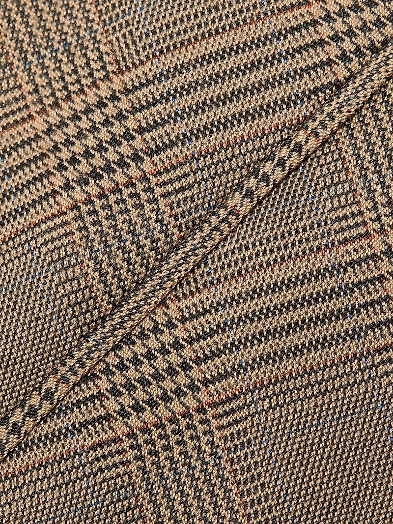 Jules Plaid Asymmetric Miniskirt