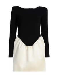 Marley Mix-Media Minidress