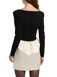 Marley Mix-Media Minidress
