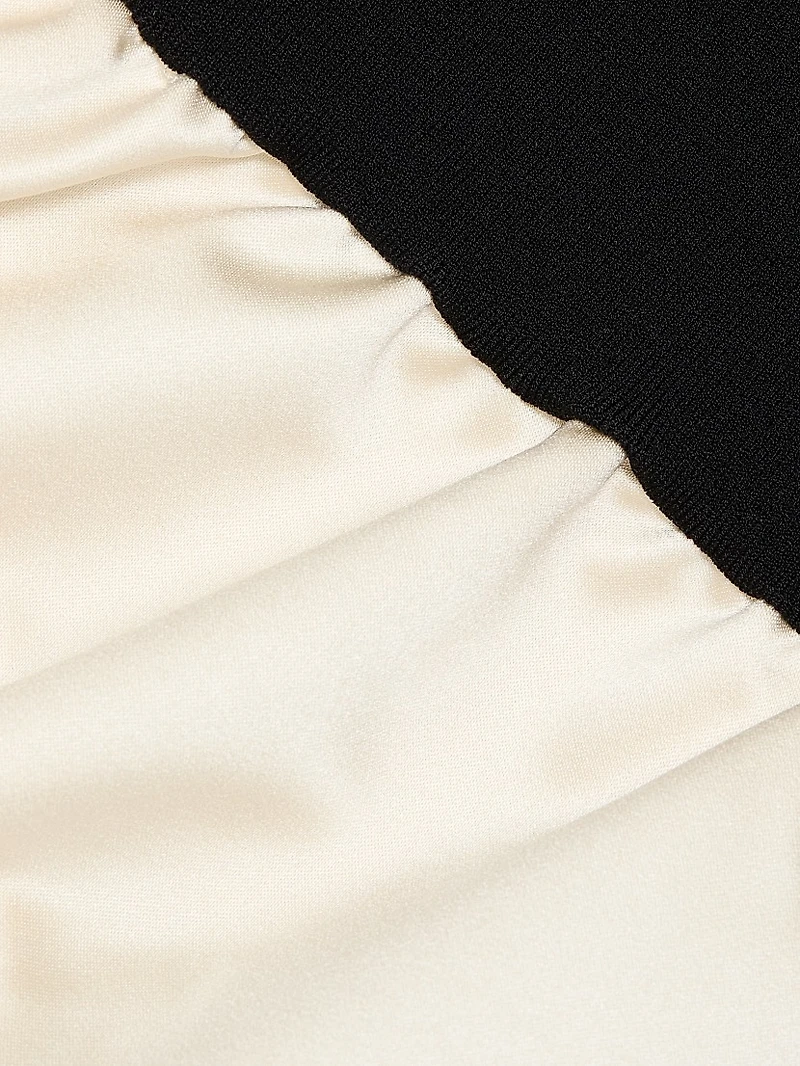 Marley Mix-Media Minidress