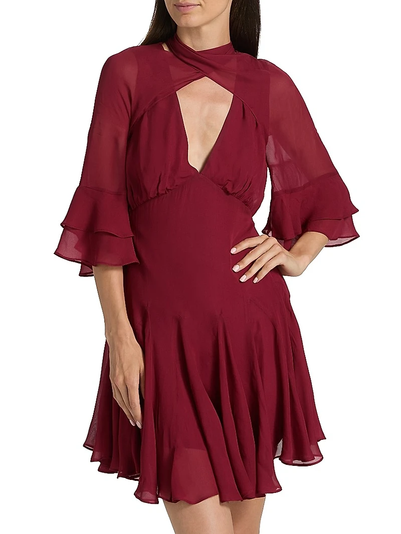 Angelica Paneled Minidress