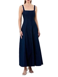Athena Godet Panelled Maxi Dress