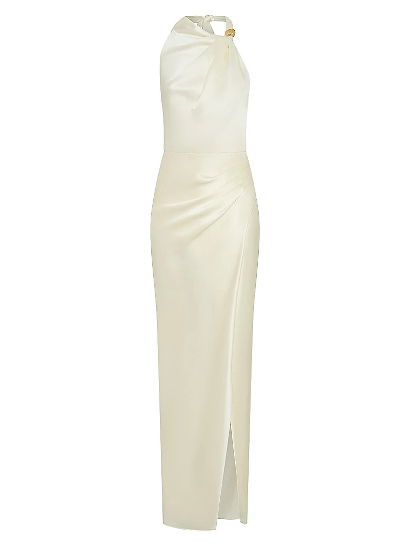 Galilea Satin Maxi Dress