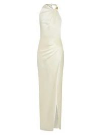 Galilea Satin Maxi Dress
