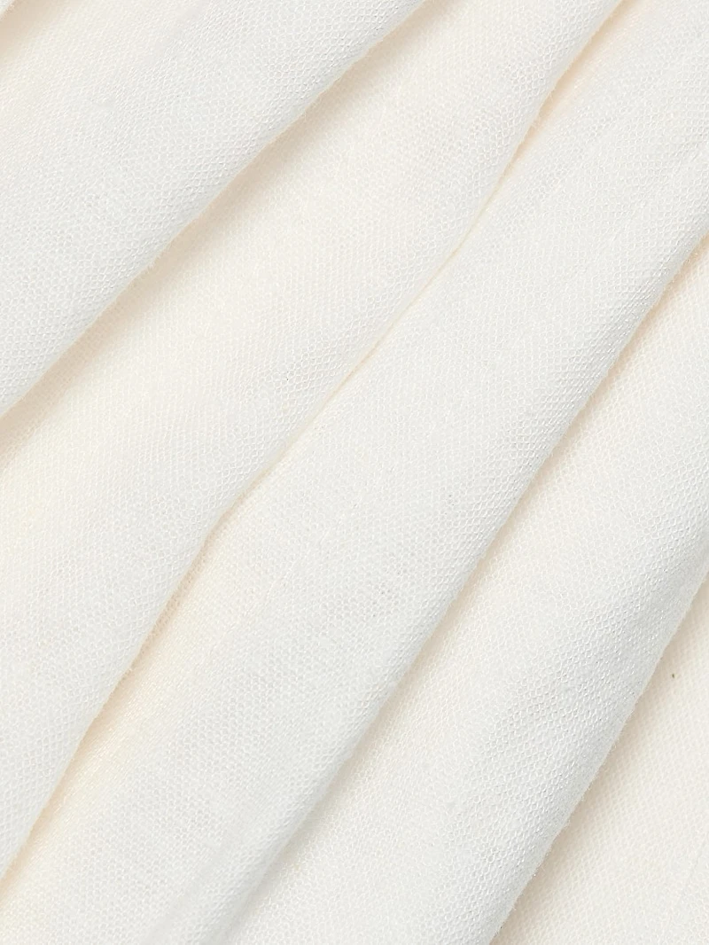 Athena Linen-Blend Paneled Maxi Dress