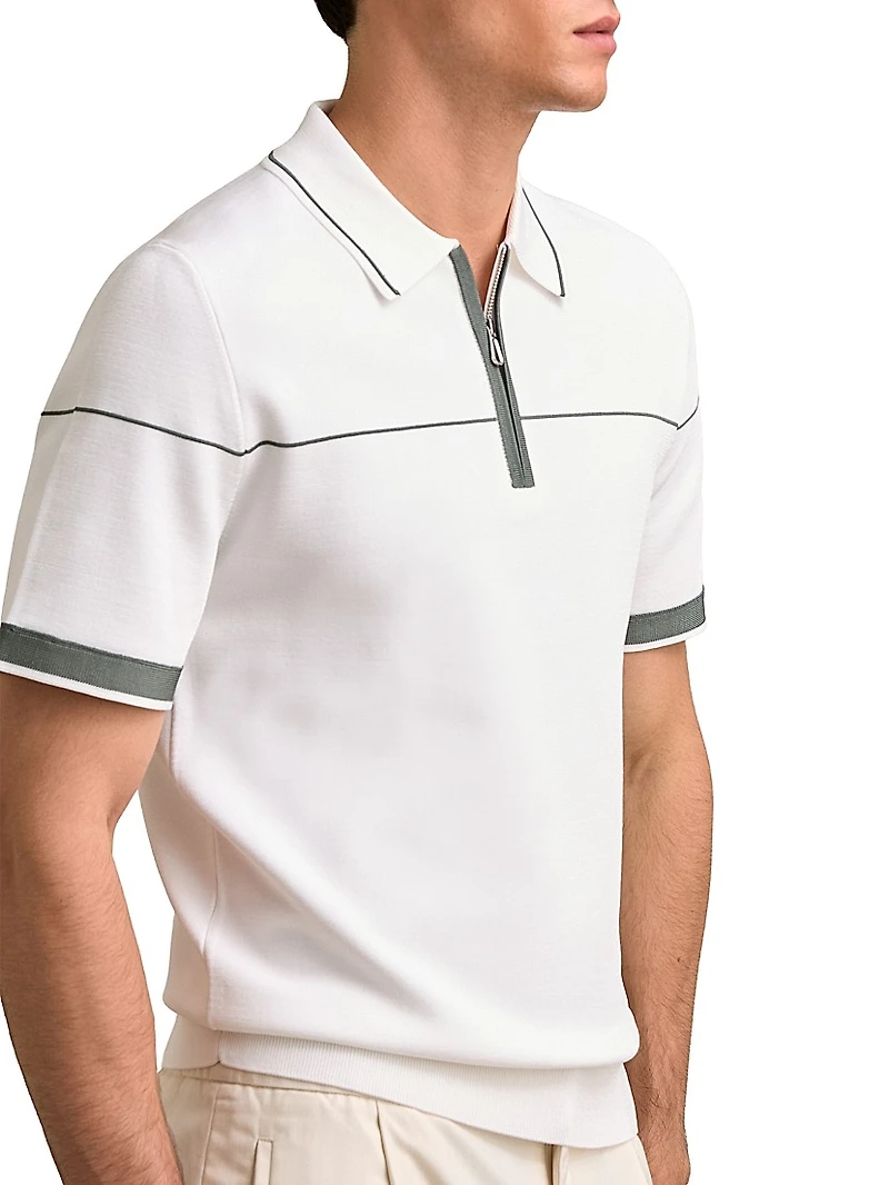 Bradford Half-Zip Polo Shirt