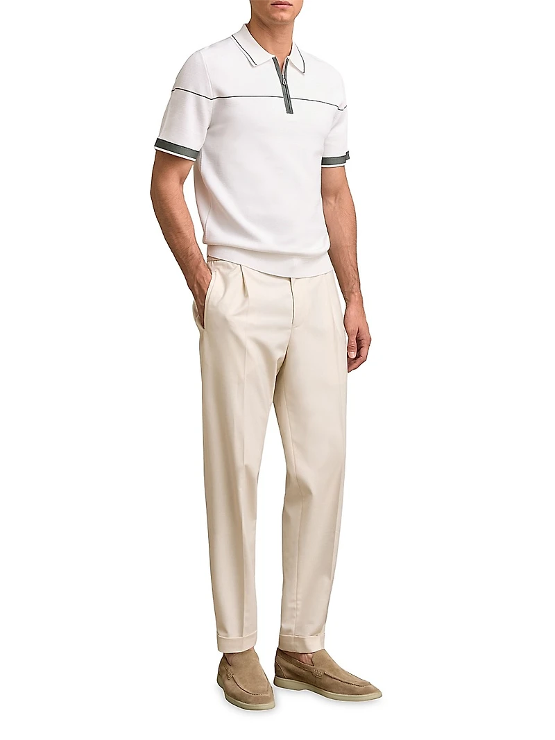 Bradford Half-Zip Polo Shirt