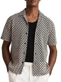 Sterling Geometric Camp Shirt