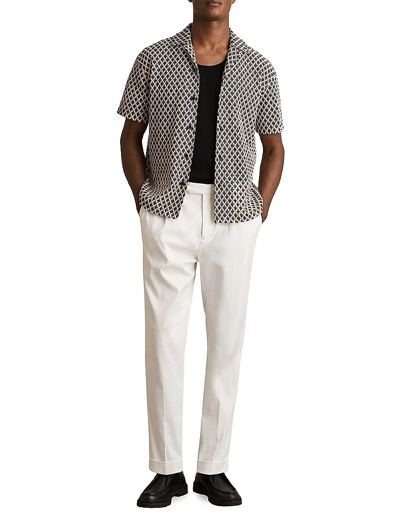 Sterling Geometric Camp Shirt