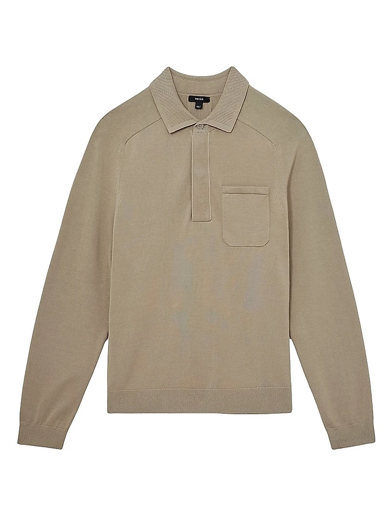 Clinton Long-Sleeve Polo Shirt