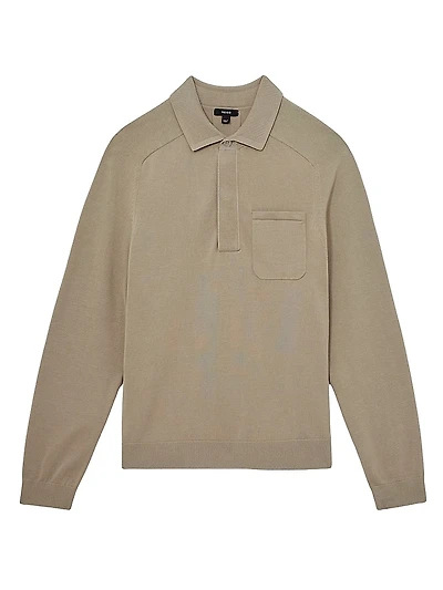 Clinton Long-Sleeve Polo Shirt