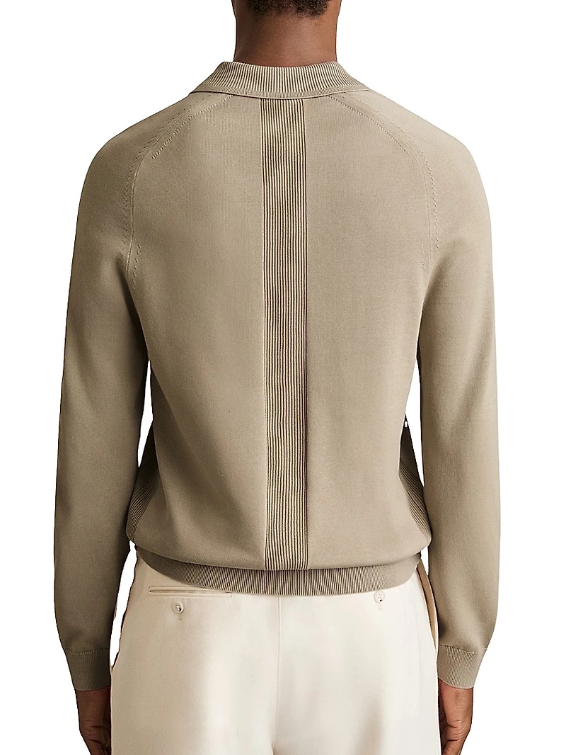 Clinton Long-Sleeve Polo Shirt