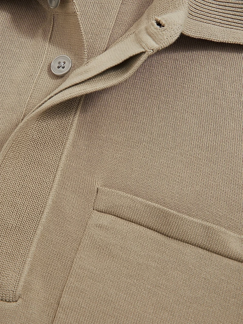 Clinton Long-Sleeve Polo Shirt