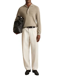 Clinton Long-Sleeve Polo Shirt