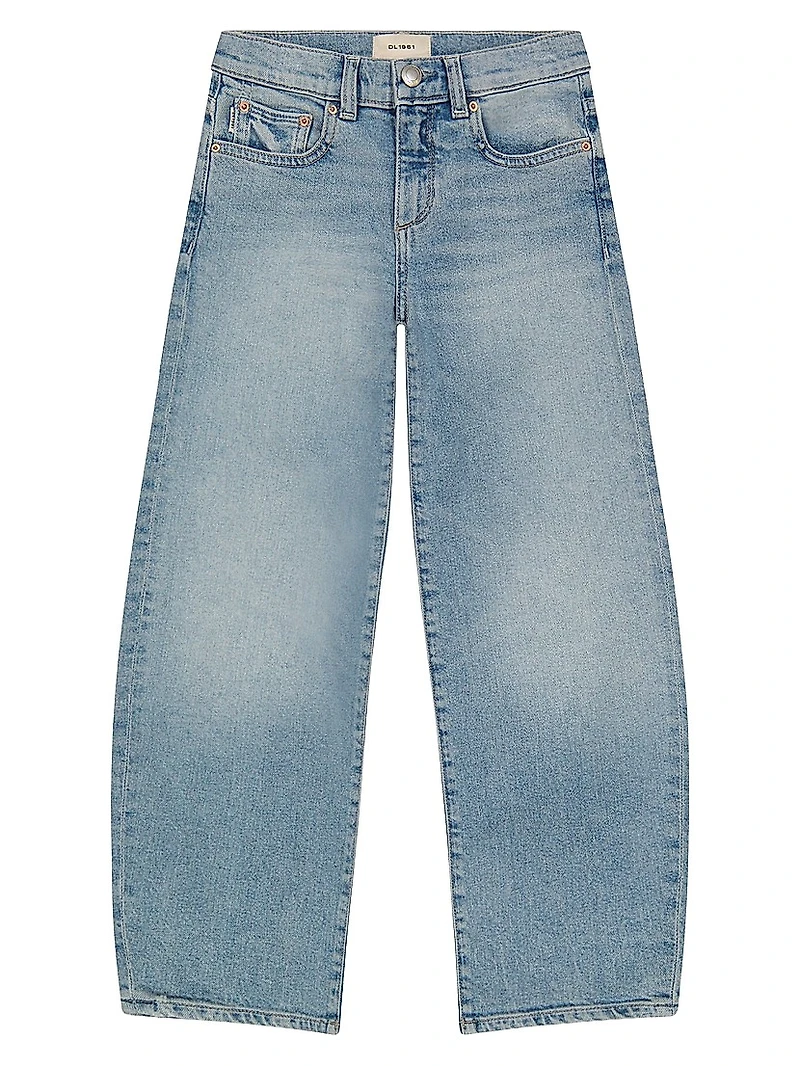 Little Girl's & Lilia Barrel Jeans
