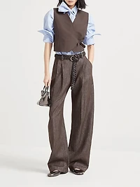 Cotton Poplin Pussybow Shirt