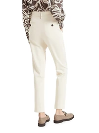 Viscose and Wool Stretch Twill Equestrian Trousers