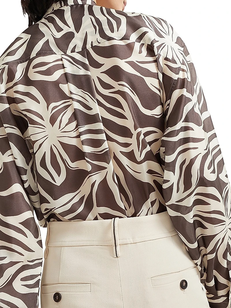 Viscose and Wool Stretch Twill Equestrian Trousers