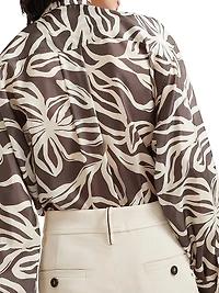 Viscose and Wool Stretch Twill Equestrian Trousers