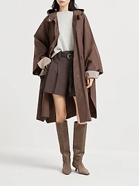 Cashmere Sweater with Shiny Shirt Details