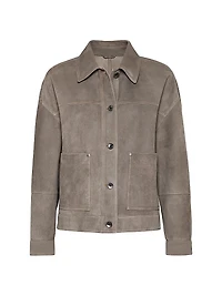 Couture Suede Outerwear Jacket