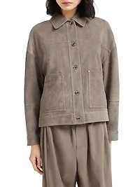 Couture Suede Outerwear Jacket