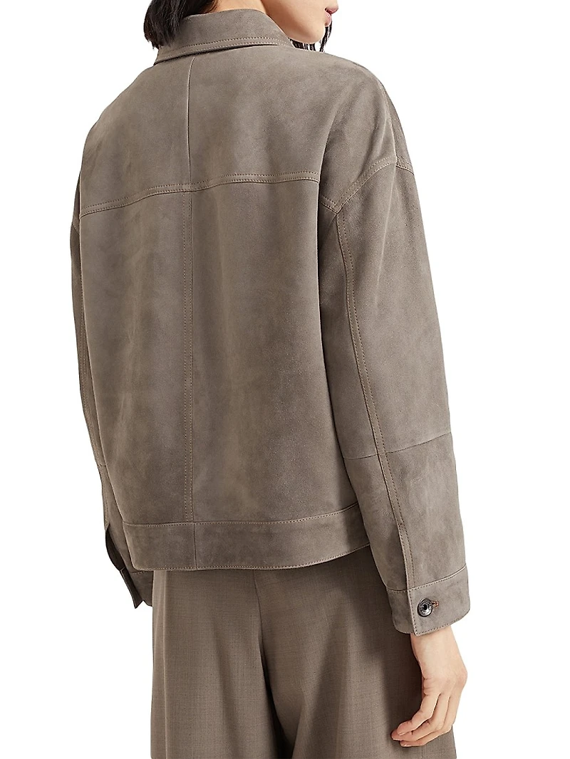 Couture Suede Outerwear Jacket