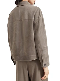 Couture Suede Outerwear Jacket