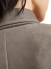 Couture Suede Outerwear Jacket