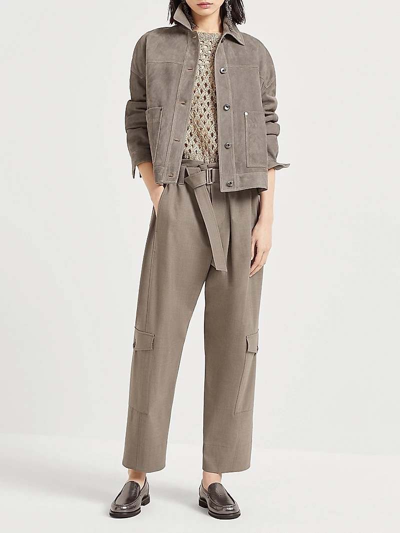 Couture Suede Outerwear Jacket