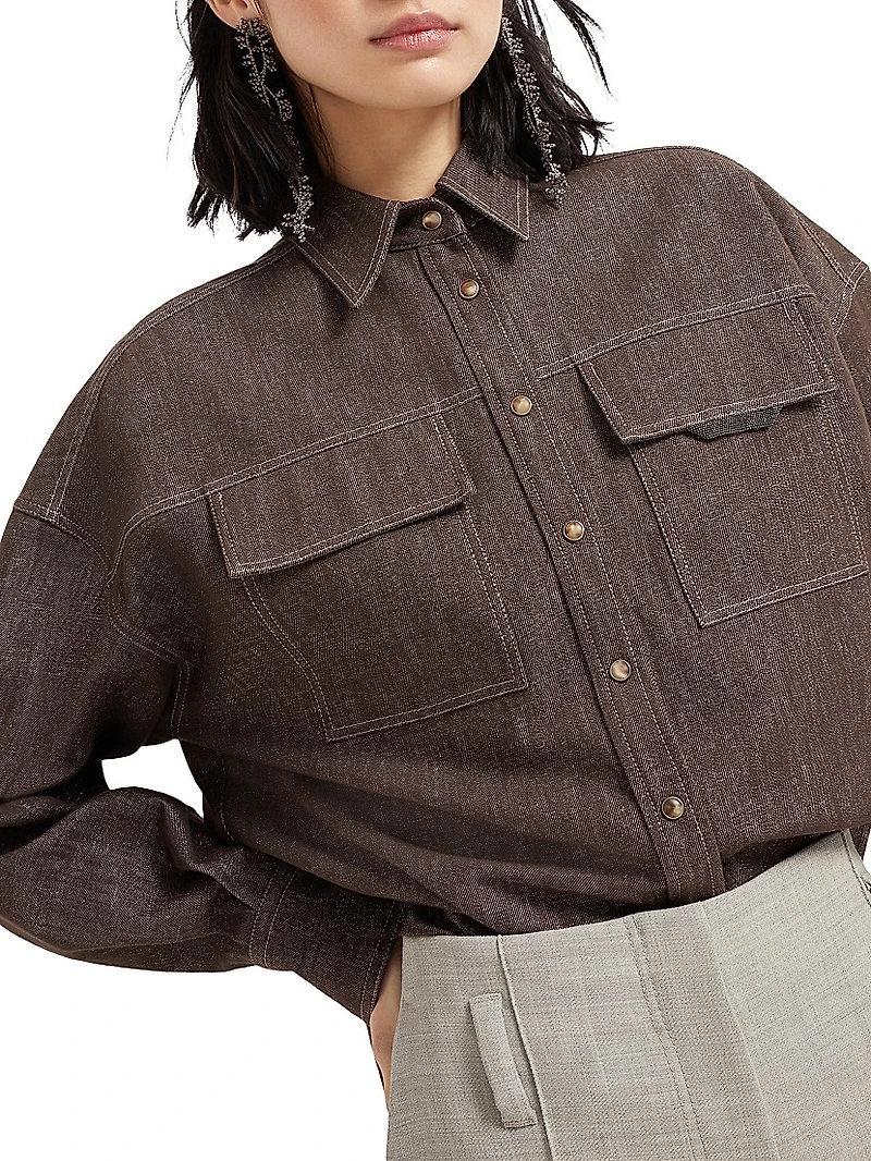 Sparkling No Fade Denim Shirt