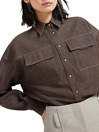 Sparkling No Fade Denim Shirt