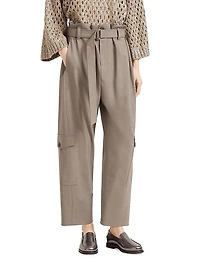 Tropical Luxury Wool Utility Trousers