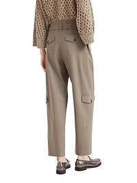 Tropical Luxury Wool Utility Trousers