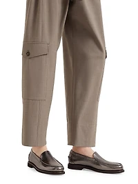 Tropical Luxury Wool Utility Trousers