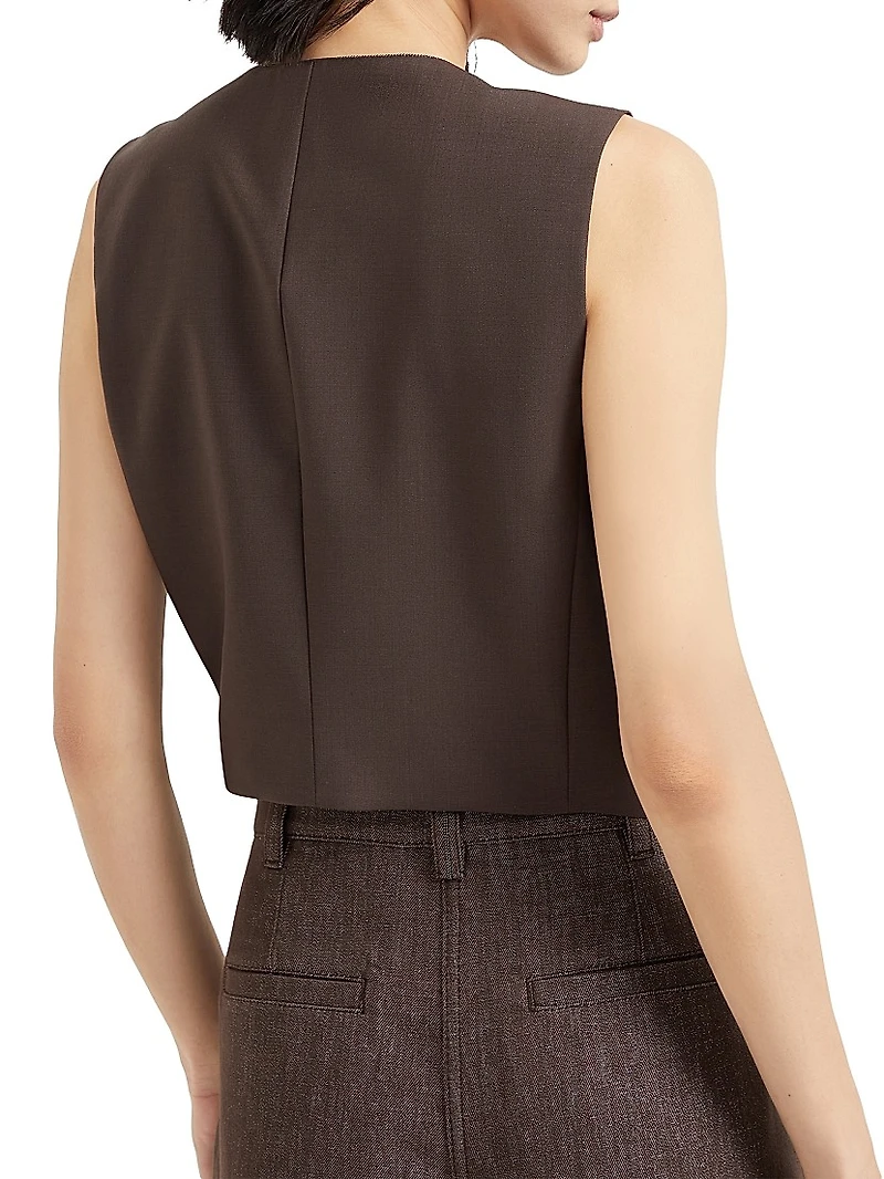 Tropical Luxury Wool Vest