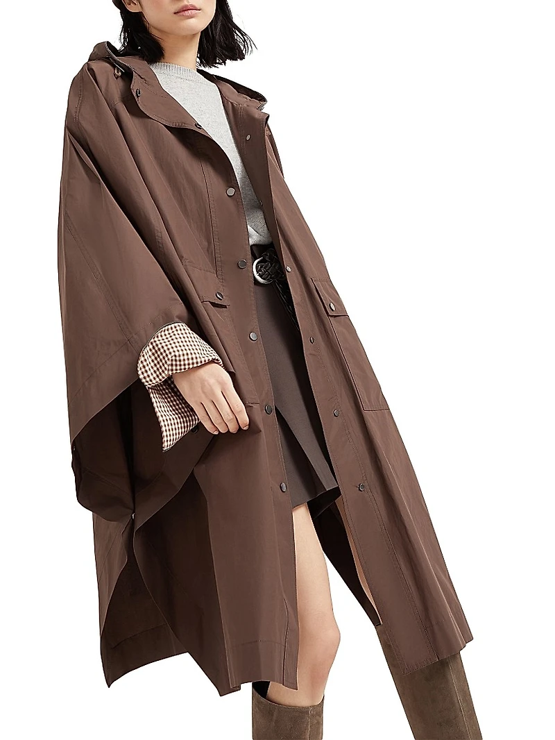 Techno Cotton Water Resistant Taffeta Parka