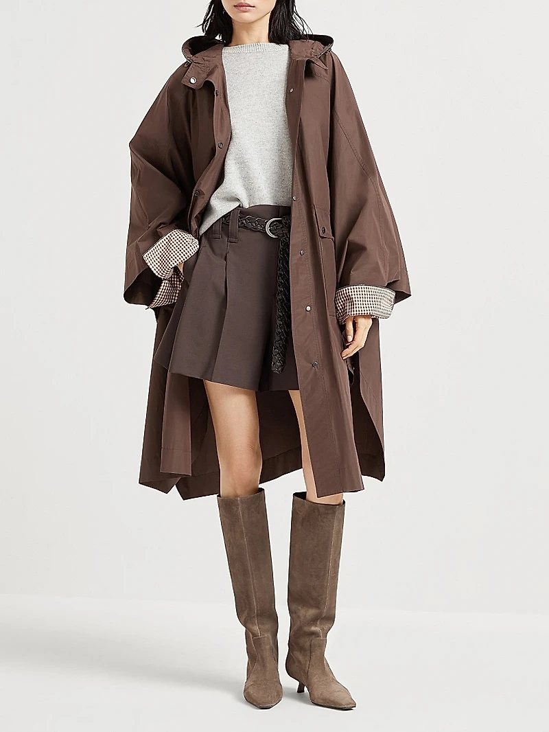 Techno Cotton Water Resistant Taffeta Parka