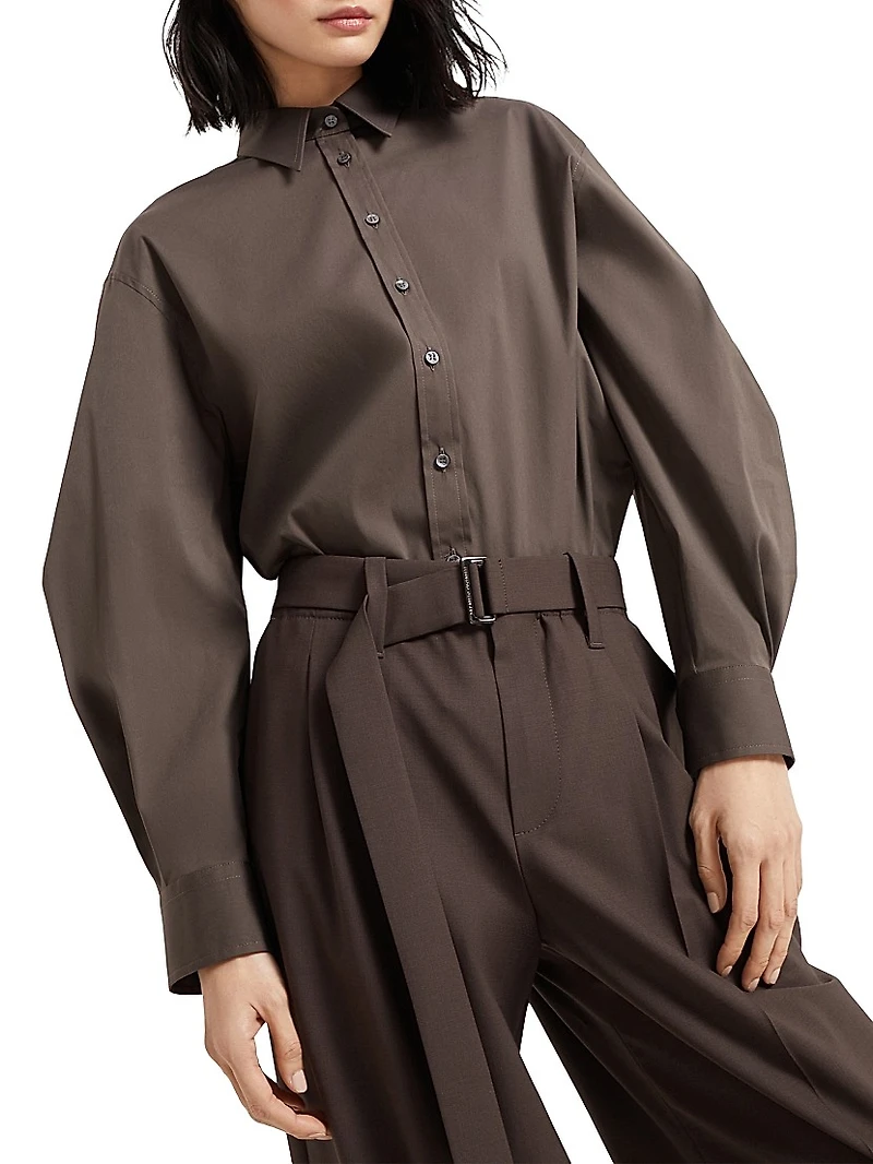 Tropical Luxury Wool Baggy Sartorial Trousers