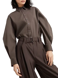 Tropical Luxury Wool Baggy Sartorial Trousers