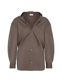 Stretch Cotton Poplin Shirt