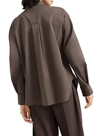 Stretch Cotton Poplin Shirt