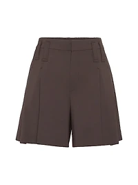 Tropical Luxury Wool Formal Shorts